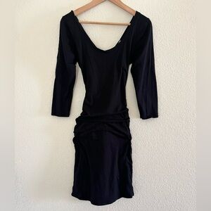 Velvet by Graham & Spencer Black Long Sleeve Dress